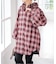 《別注》crinkle check frill collar shirts*