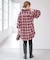 《別注》crinkle check frill collar shirts*
