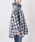 《別注》crinkle check frill collar shirts*