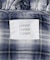 《別注》crinkle check frill collar shirts*