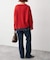 ウォッシャブルウールボートネックプルオーバー
