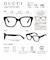 GUCCI メガネ レディースワイドスクエア インジェクションフレーム ブラック GG2191O-001