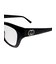 GUCCI メガネ レディースワイドスクエア リサイクルアセテートフレーム ブラック GG2202O-005