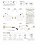 GUCCI メガネ レディース スクエア リムレス メタルフレーム ゴールド GG2231O-001