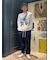 USAコットンジャージー ヘビーウェイト GFロゴ ロングスリーブ Tシャツ