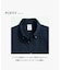 ストレッチコットン シアサッカー ソリッド カジュアルシャツ Regular Fit
