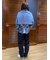 ワンウォッシュ　セルビッジデニム　ファイブポケットパンツ
