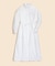 コットンタイプライター　ロングシャツワンピース
