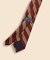 シルク　BB#1ストライプ　レップタイ　Made in USA
