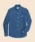 【Double B Collection】 コットン　ライトウェイトデニム　BBロゴ　ボタンダウンシャツ　Classic Fit