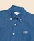 【Double B Collection】 コットン　ライトウェイトデニム　BBロゴ　ボタンダウンシャツ　Classic Fit