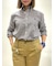 ラグジュアリー　コットンツイル　GFロゴ　チェック　カジュアルシャツ　Regular Fit