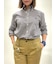 ラグジュアリー　コットンツイル　GFロゴ　チェック　カジュアルシャツ　Regular Fit