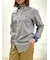 ラグジュアリー　コットンツイル　GFロゴ　チェック　カジュアルシャツ　Regular Fit