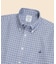 ラグジュアリー　コットンツイル　GFロゴ　チェック　カジュアルシャツ　Regular Fit