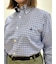 ラグジュアリー　コットンツイル　GFロゴ　チェック　カジュアルシャツ　Regular Fit