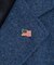シェットランドウール　ヘリンボーン　段返り３釦サックジャケット　Traditional　Made in USA