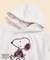 Brooks Brothers × PEANUTS　コットンフレンチテリー　スヌーピープリント　フーデッド　スウェットシャツ