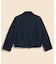 【Double B Collection】ポリエステル　BBロゴ　クロップド　ジップブルゾン