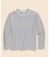 コットン　GFロゴ　マリナーストライプ　ロングスリーブTシャツ
