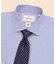 ラグジュアリー　コットンツイル　ストライプ　フレンチプラケット　ドレスシャツ　Regular Fit