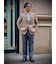 リプロダクト　リネン　ワンピースカラー　ドレスシャツ　Regular Fit