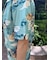 コットン　アイランドプリント　オープンカラーシャツ　Regular Fit