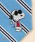 Brooks Brothers × PEANUTS　シルク　スヌーピー＆ウッドストック　ミニ＃BB1ストライプ　レップタイ