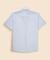 ストレッチブロードクロス　ストライプ　ショートスリーブ　ドレスシャツ　Regular Fit