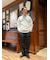 Brooks Brothers×Champion　USAコットン　ラバープリントロゴ　スウェットシャツ　Made in USA