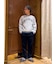 Brooks Brothers×Champion　USAコットン　ラバープリントロゴ　スウェットシャツ　Made in USA