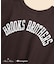 Brooks Brothers×Champion　USAコットン　ラバープリントロゴ　スウェットシャツ　Made in USA