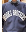 Brooks Brothers×Champion　USAコットン　ラバープリントロゴ　スウェットシャツ　Made in USA