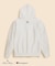 Brooks Brothers×Champion　USAコットン　ラバープリントロゴ　フーデッド　スウェットシャツ　Made in USA