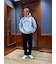 Brooks Brothers×Champion　USAコットン　ラバープリントロゴ　フーデッド　スウェットシャツ　Made in USA