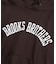 Brooks Brothers×Champion　USAコットン　ラバープリントロゴ　フーデッド　スウェットシャツ　Made in USA