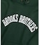 Brooks Brothers×Champion　USAコットン　ラバープリントロゴ　フーデッド　スウェットシャツ　Made in USA