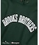 Brooks Brothers×Champion　USAコットン　ラバープリントロゴ　フーデッド　スウェットシャツ　Made in USA