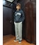 Brooks Brothers×Champion　USAコットン　ラバープリントロゴ　フーデッド　スウェットシャツ　Made in USA