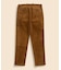 ストレッチコットン　8-Waleコーデュロイ　プレーンフロントパンツ　Regular