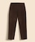 コットン　ブラッシュドツイル　プレーンフロントパンツ　Regular