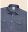 コットンフランネル　デニム　ウエスタン　カジュアルシャツ　Regular Fit