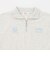 袖メッシュハーフジップ半袖Tシャツ