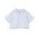 袖メッシュハーフジップ半袖Tシャツ