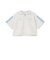 袖メッシュハーフジップ半袖Tシャツ