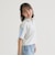 袖メッシュハーフジップ半袖Tシャツ