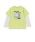 メッシュ袖切替ドッキングビッグTシャツ