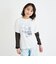 メッシュ袖切替ドッキングビッグTシャツ