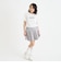 裾ドロストりぼんタック半袖Tシャツ