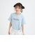 裾ドロストりぼんタック半袖Tシャツ